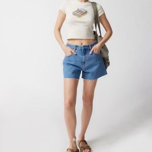 Abrand avenice luna cutoff denim short - urban outfitters